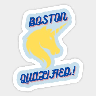 Boston Marathon Qualified T-Shirt Sticker